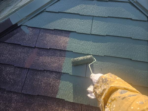 サイディング壁　外壁塗装　サイディングボード　セラコートアクア　UVプロテクトDFクリヤー　直貼り工法　通気工法　シーリング　コーキング　コロニアルNEO　屋根塗装　グランセラベスト