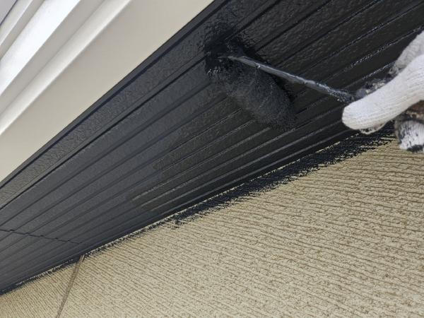 柏市　外壁屋根塗装工事のシャイン　牛久市　セキスイハイム　付帯塗装　軒天