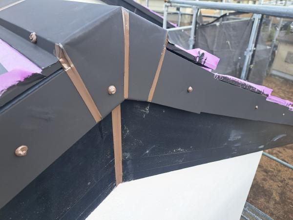 柏市　外壁塗装　柏市シャイン　無添加住宅　漆喰　シーリング　コーキング　ナノコンポジット　クールーフ　Vカット