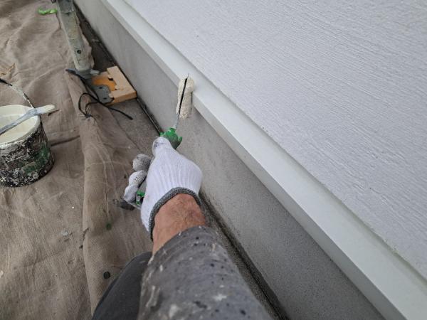 柏市　外壁塗装　柏市シャイン　無添加住宅　漆喰　シーリング　コーキング　ナノコンポジット　クールーフ　Vカット