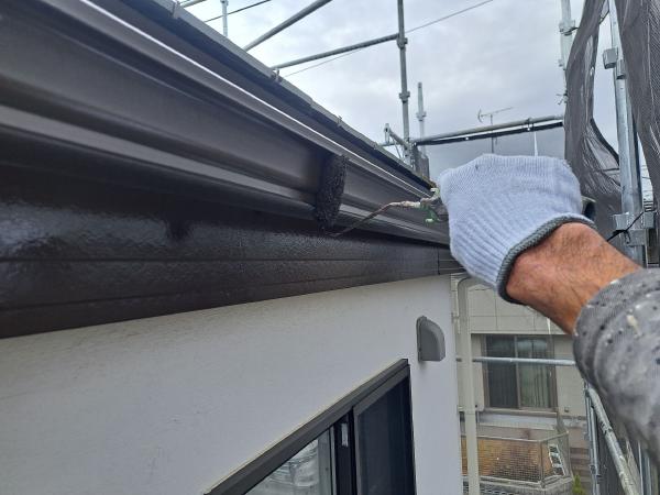 柏市　外壁塗装　柏市シャイン　無添加住宅　漆喰　シーリング　コーキング　ナノコンポジット　クールーフ　Vカット