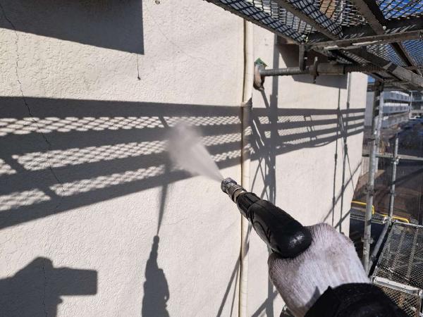 柏市シャイン　柏市外壁塗装　モルタル外壁　セラコートアクア　シーリング　コーキング 大工工事