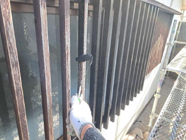 柏市シャイン　柏市外壁塗装　モルタル外壁　セラコートアクア　シーリング　コーキング 大工工事　Uカット