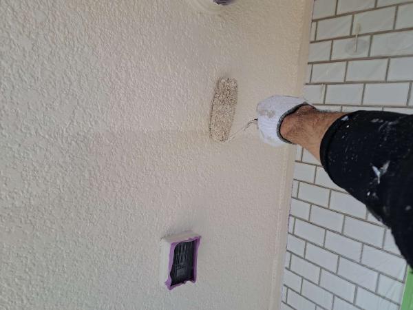 柏市シャイン　柏市外壁塗装　モルタル外壁　セラコートアクア　シーリング　コーキング 大工工事　Uカット