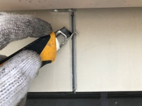 柏市常盤台Ｔ様邸 付帯塗装　幕板補修