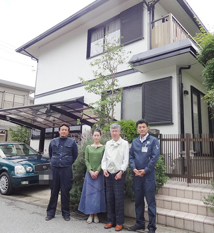 柏市外壁屋根塗装工事のシャイン　口コミ 柏市