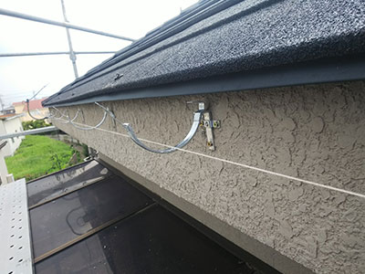 野田市N様邸　雨樋交換