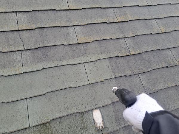 柏市外壁屋根塗装のシャイン　施工事例　サイディング壁　外壁　ディプロマットスター　　コロニアルNEO　屋根リフォーム