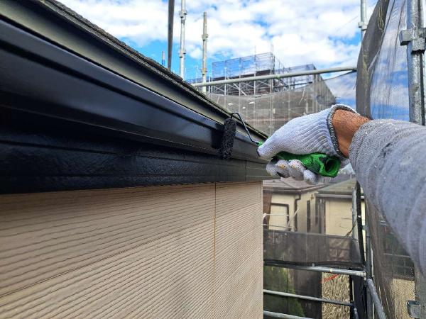 柏市外壁屋根塗装のシャイン　施工事例　サイディング壁　外壁　ディプロマットスター　　コロニアルNEO　屋根リフォーム