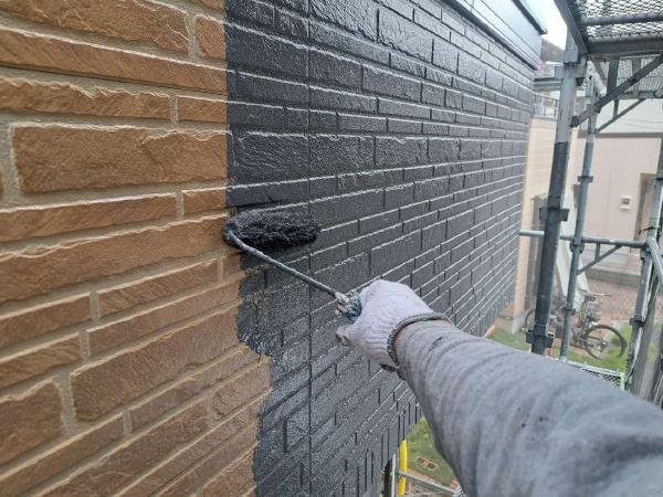 柏市外壁屋根塗装のシャイン　施工事例　サイディング壁　外壁　ディプロマットスター　　コロニアルNEO　屋根リフォーム