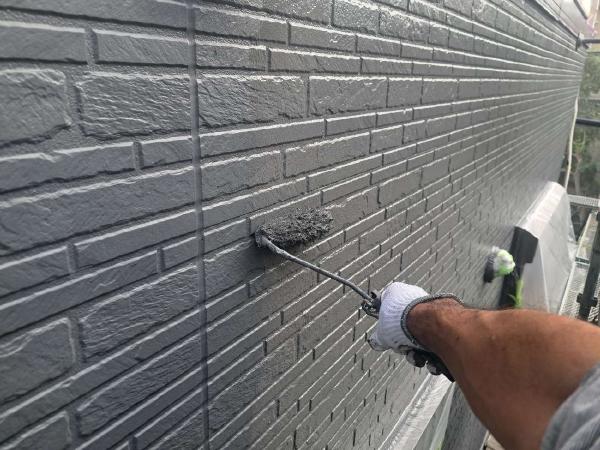 柏市外壁屋根塗装のシャイン　施工事例　サイディング壁　外壁　ディプロマットスター　　コロニアルNEO　屋根リフォーム