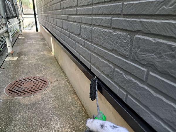 柏市外壁屋根塗装のシャイン　施工事例　サイディング壁　外壁　ディプロマットスター　　コロニアルNEO　屋根リフォーム