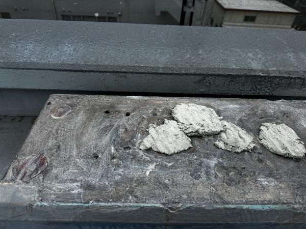 白井市　サニーカラー　大規模修繕工事　屋上防水　外壁塗装　設備機器撤去　モルタルにて均しウレタン塗膜防水　モルタル樹脂塗布