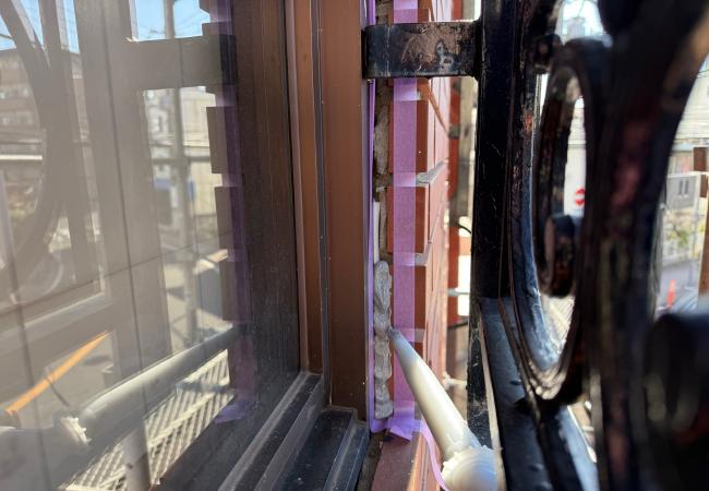 柏市シャイン　外壁塗装　屋根塗装　外壁屋根塗装　マンション　マンション修繕　タイル　タイル修繕　瓦屋根修繕　ラバーロック工法　市川市　ジョイム国府台　賃貸マンション　打診調査　タイル落下