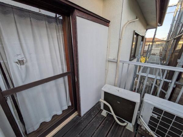 柏市シャイン　柏市外壁塗装　モルタル外壁　セラコートアクア　シーリング　コーキング 大工工事　Uカット