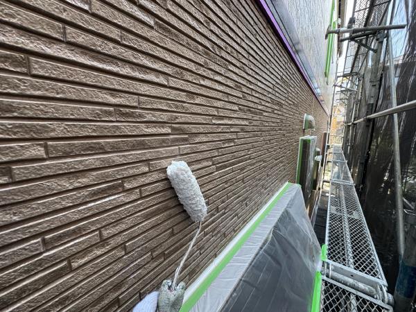 流山市 窯業系サイディング壁 外壁塗装 屋根平板瓦のメンテナンスパーフェクトトップ塗装　平板瓦の屋根　シーリング補修