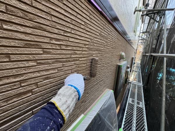 流山市 窯業系サイディング壁 外壁塗装 屋根平板瓦のメンテナンスパーフェクトトップ塗装　平板瓦の屋根　シーリング補修