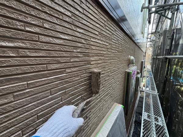 流山市 窯業系サイディング壁 外壁塗装 屋根平板瓦のメンテナンスパーフェクトトップ塗装　平板瓦の屋根　シーリング補修