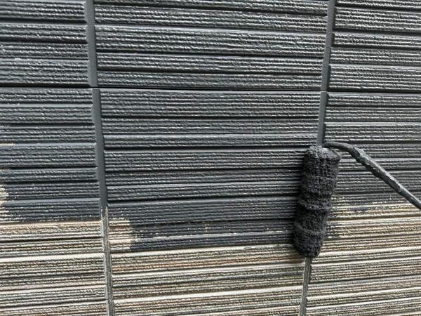 柏市　外壁屋根塗装工事のシャイン　取手市　不二建設　窯業系サイディング　　スーパーセランフレックス　シーリング　後打ち　オートンイクシード