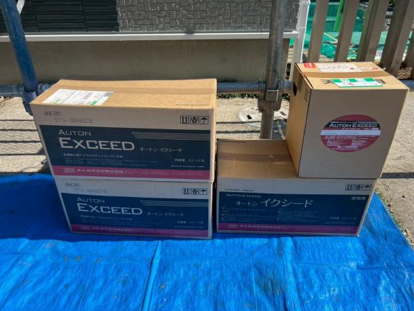 柏市　外壁屋根塗装工事のシャイン　取手市　不二建設　窯業系サイディング　　スーパーセランフレックス　シーリング　後打ち　オートンイクシード