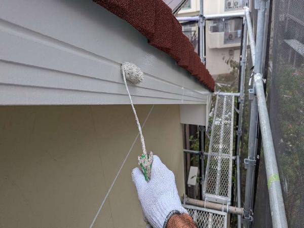 柏市　外壁屋根塗装工事のシャイン　我孫子市 外壁塗装と屋根カバー工事　破風板塗装
