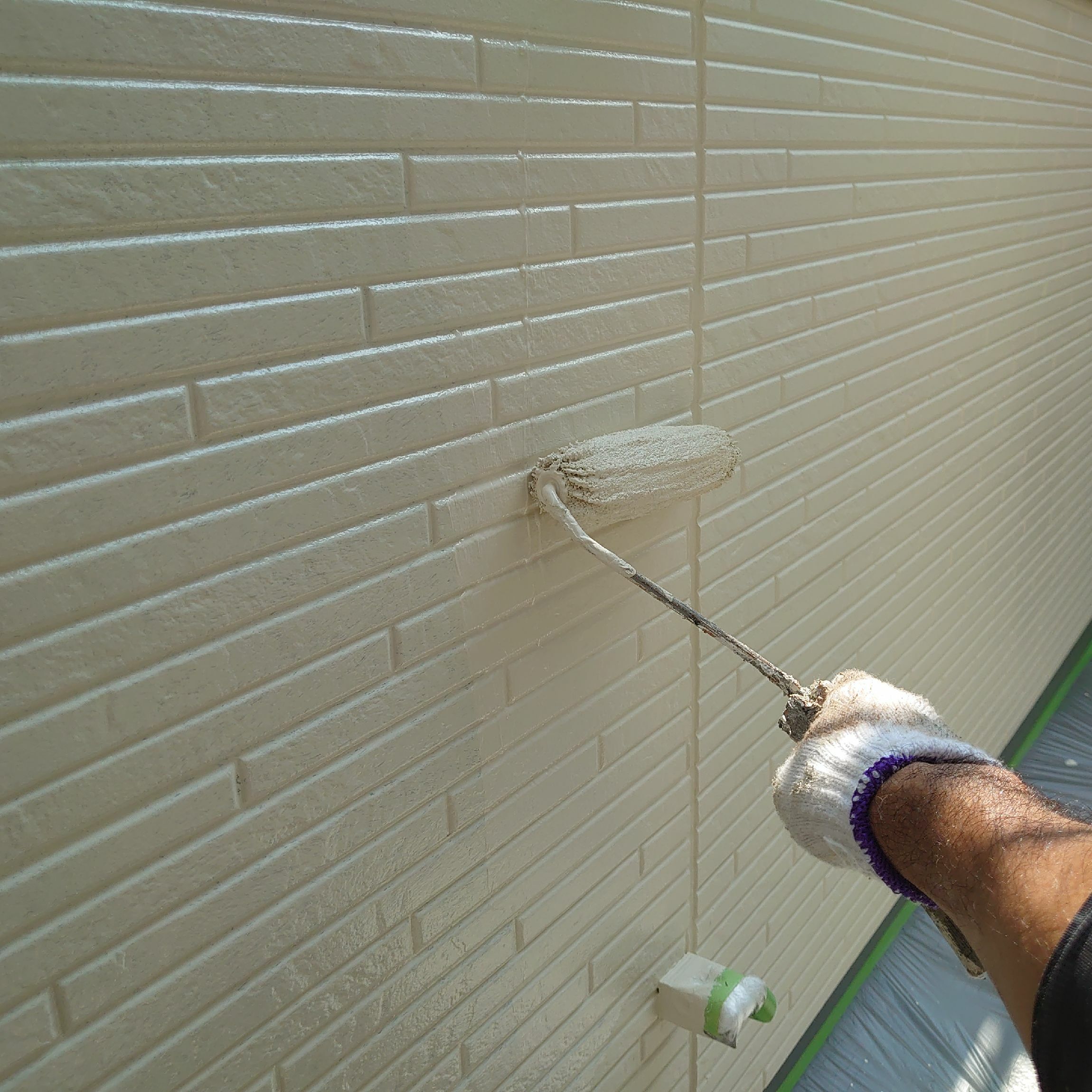 窯業系サイディング　プレミアムシリコン上塗り　柏市外壁塗装