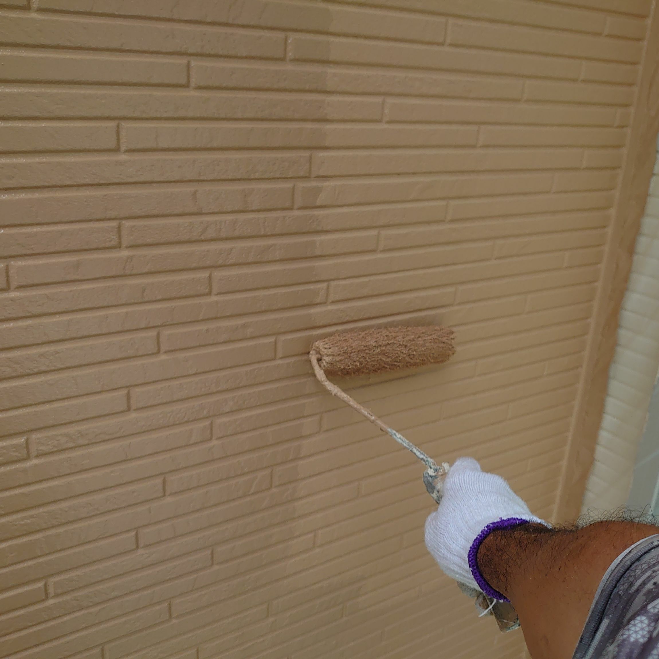 窯業系サイディング　プレミアムシリコン上塗り　柏市外壁塗装エスケープレミアムTASAI工法