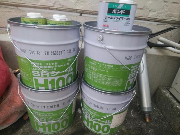 柏市外壁屋根塗装工事のシャイン　東京都文京区　大成建設ハウジング　パルコン　大成パルコン　コンクリート外壁　アステック　弾性塗料　アステックリファイン弾性　シーリング　コーキング