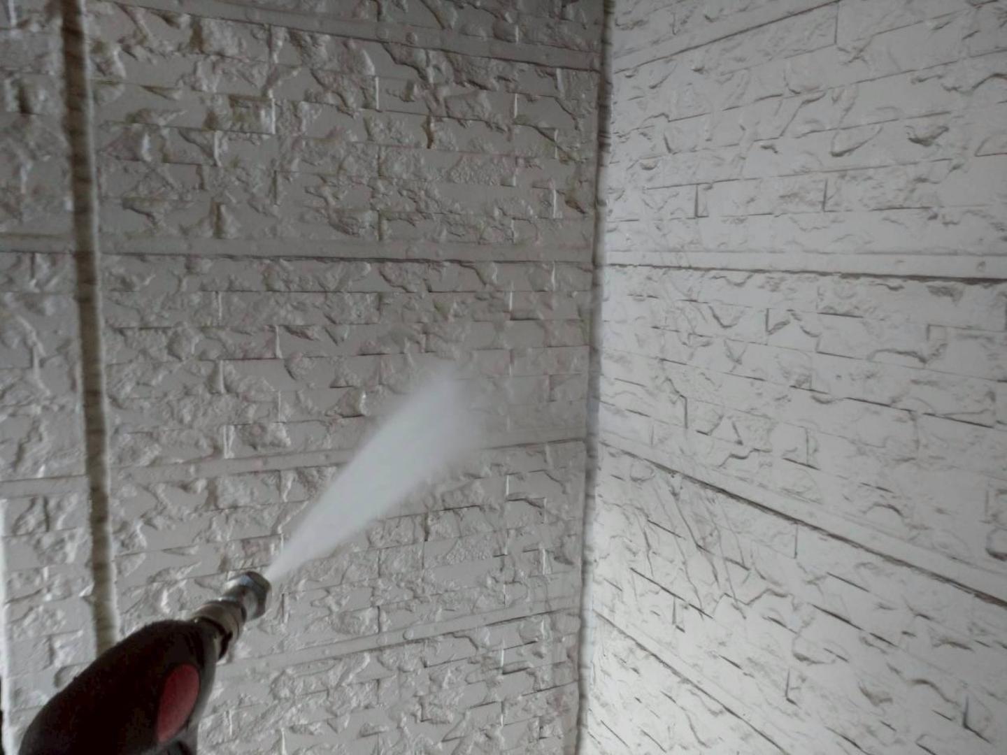 柏市外壁屋根塗装工事のシャイン　東京都文京区　大成建設ハウジング　パルコン　大成パルコン　コンクリート外壁　アステック　弾性塗料　アステックリファイン弾性