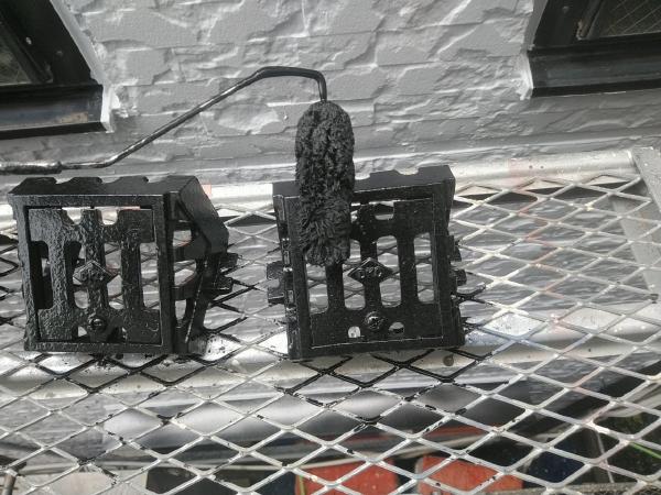 柏市　外壁屋根塗装工事のシャイン　大成パルコン　陸屋根　屋上　　防水工事　通気緩衝工法　断熱ブロック　通気緩衝工法