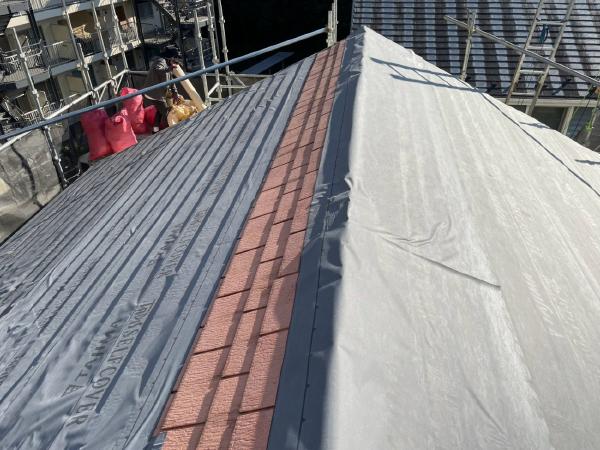 柏市　外壁屋根塗装工事のシャイン　我孫子市 外壁塗装と屋根カバー工事　ナノコンポジット　ディプロマットスター　ルーフィング　防水紙　防水シート
