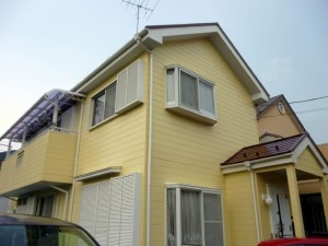 柏市K様邸の外壁塗装と屋根塗装の外観の施工後写真