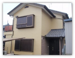 茨城県取手市　H様邸　外壁塗装と屋根塗装の外壁の施工後写真