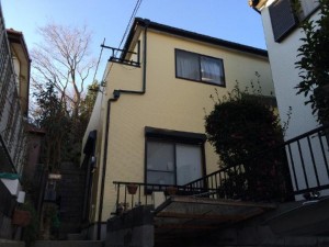 松戸市の外壁塗装と屋根塗装の外観の施工後写真