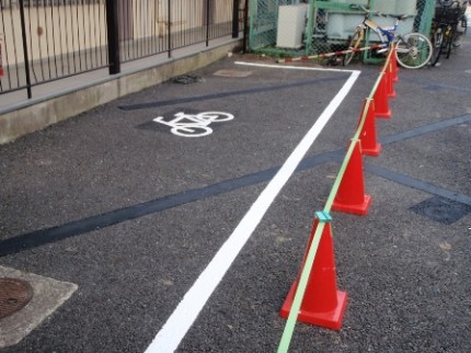東京都葛飾区　駐輪スペース工事