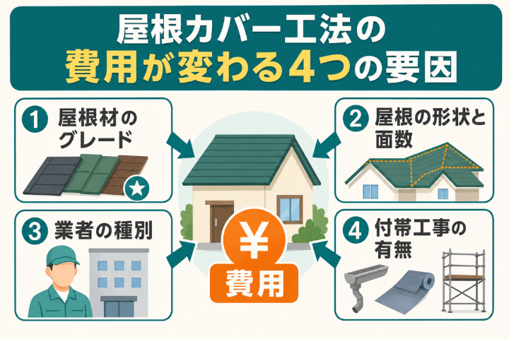屋根カバー価格の違い