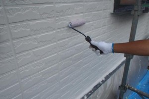 成田市の外壁塗装と屋根塗装の外壁の施工後写真