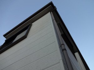 松戸市N様邸の外壁塗装と屋根塗装の外壁の施工前写真