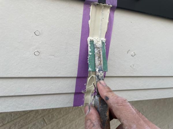 外壁屋根塗装工事のシャイン施工事例破風板の補修