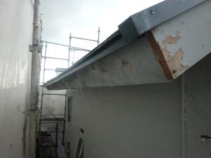 破風板の劣化箇所