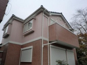 松戸市の外壁塗装と屋根塗装の外観の施工後写真