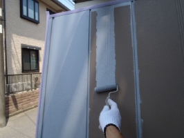 千葉県松戸市S様邸の外壁塗装と屋根塗装工程：下塗り