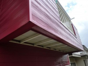 印西市の外壁塗装と屋根塗装のベランダリフォームの施工後写真