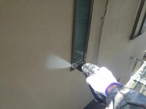 柏市外壁屋根塗装工事のシャイン施工事例高圧洗浄