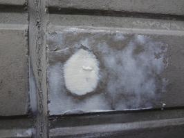 千葉県柏市N様邸の外壁塗装と屋根塗装工程：パテ補修