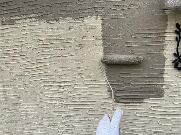 柏市外壁屋根塗装工事のシャイン　施工事例　付帯塗装　外構