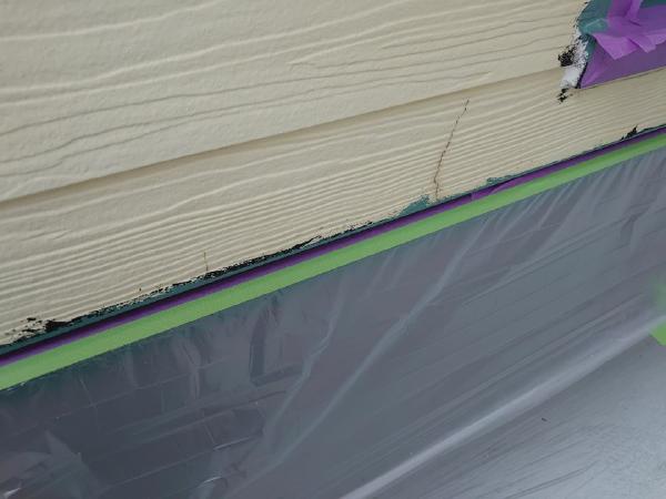 柏市外壁屋根塗装工事のシャイン施工事例外壁補修