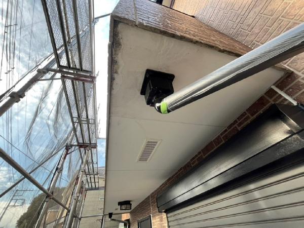 柏市外壁屋根塗装工事のシャイン施工事例サイディングボード貼り替えベランダ