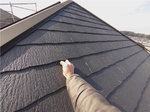 柏市外壁屋根塗装工事のシャイン屋根塗装タスペーサー