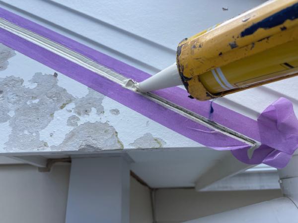 柏市外壁屋根塗装工事のシャイン施工事例　付帯補修
